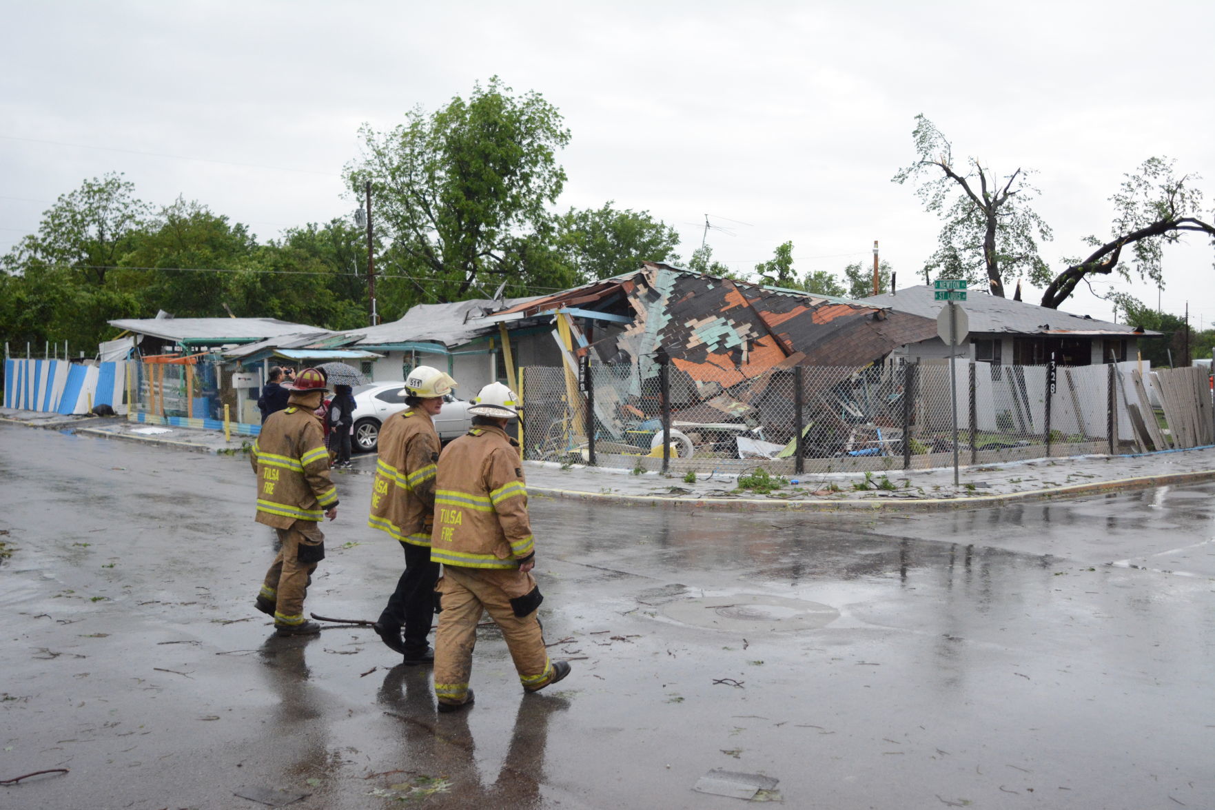 North Tulsa storm damage